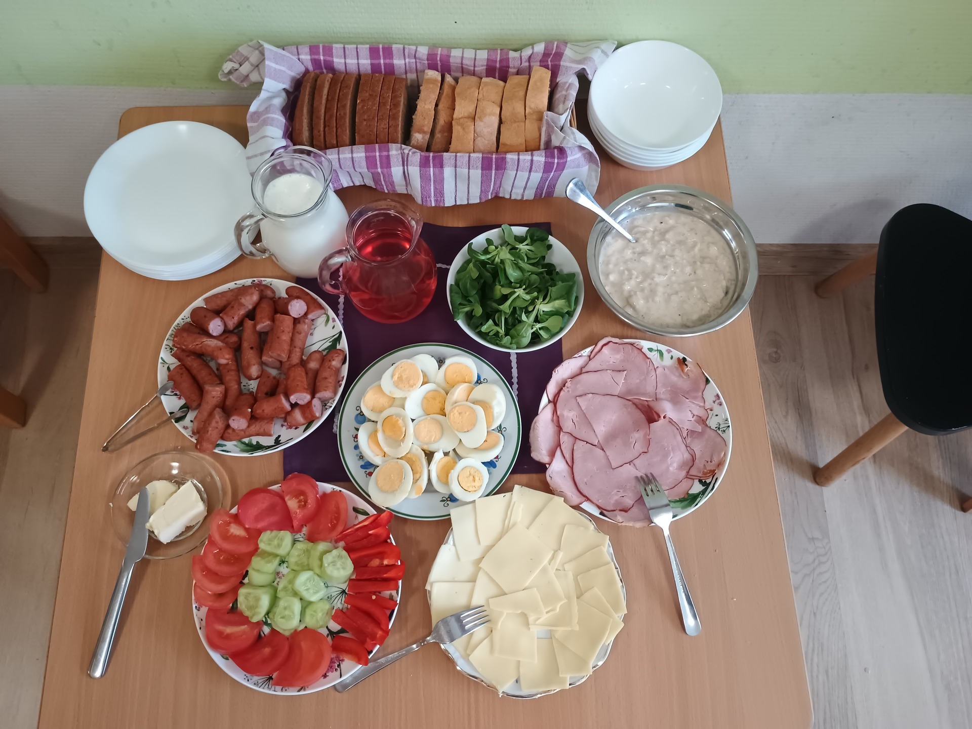 Materiały dotyczące wyżywienia